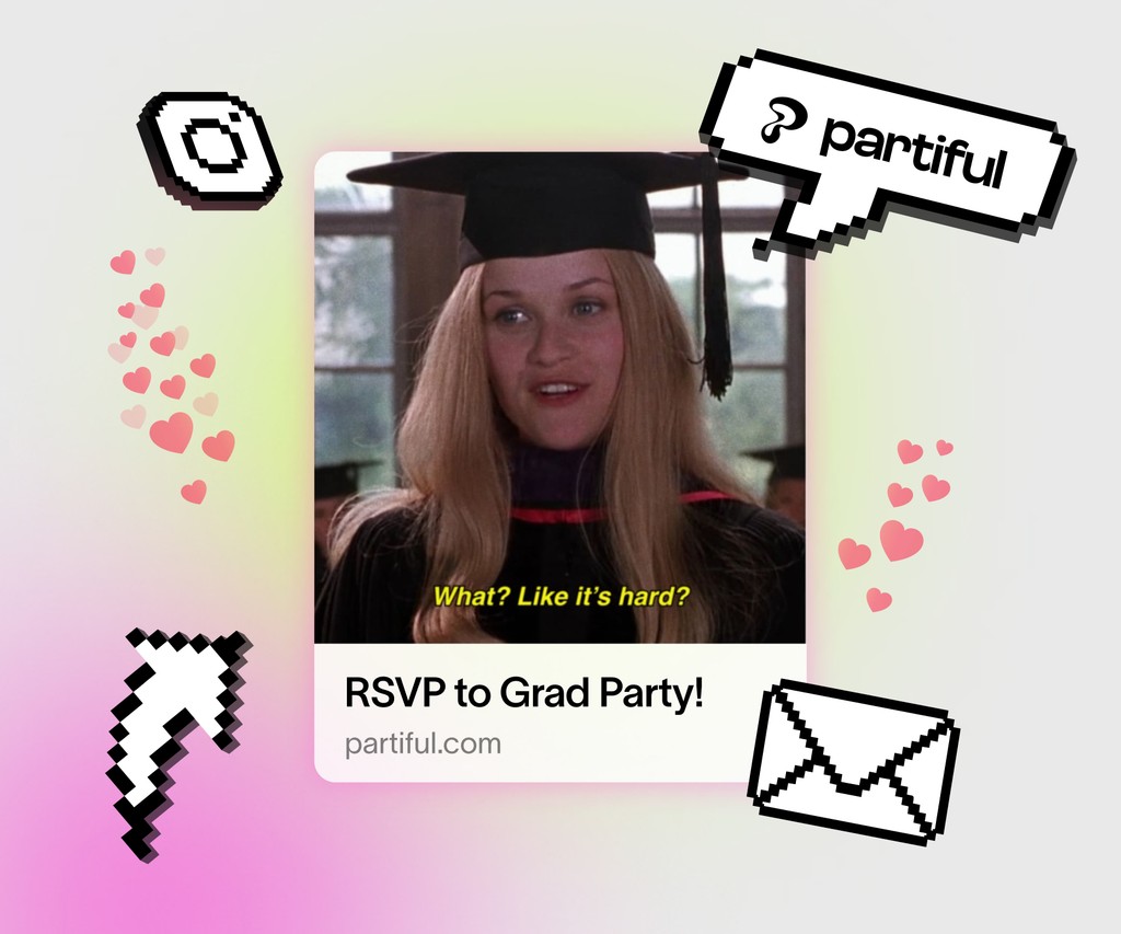Simple party RSVP link that can be shared with friends 
