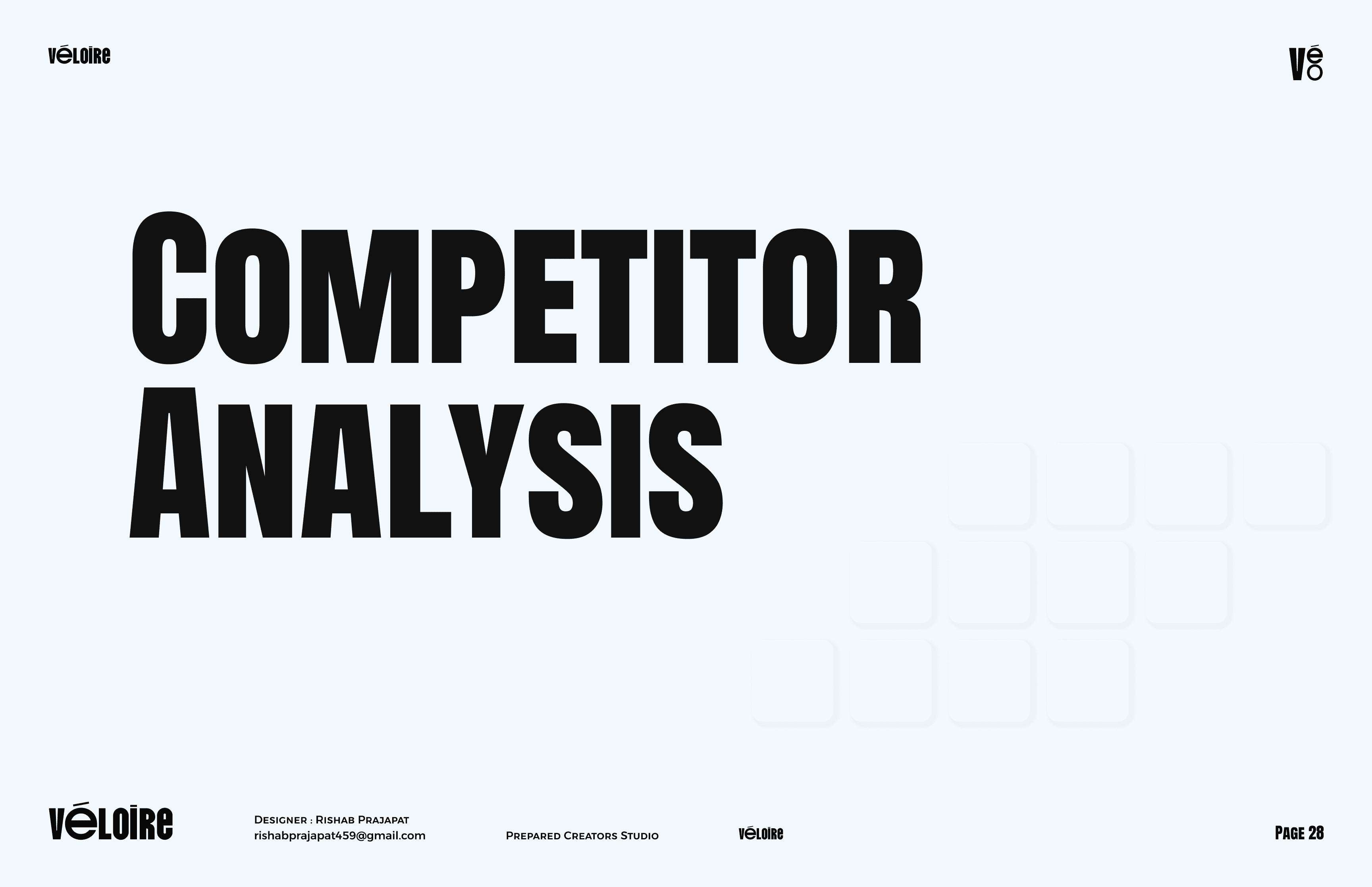 Competitor analysis