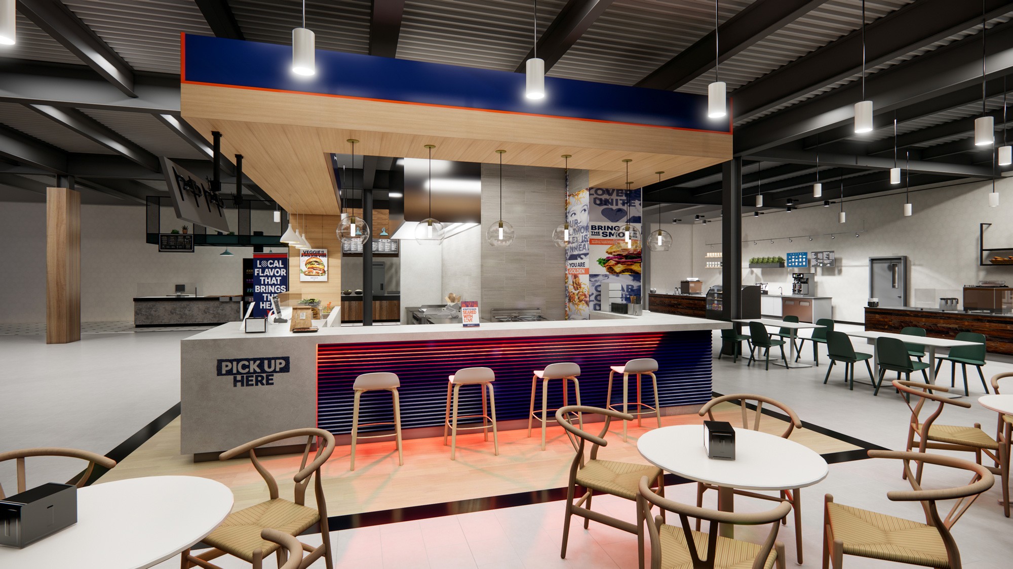 Aramark's Broad St Side View