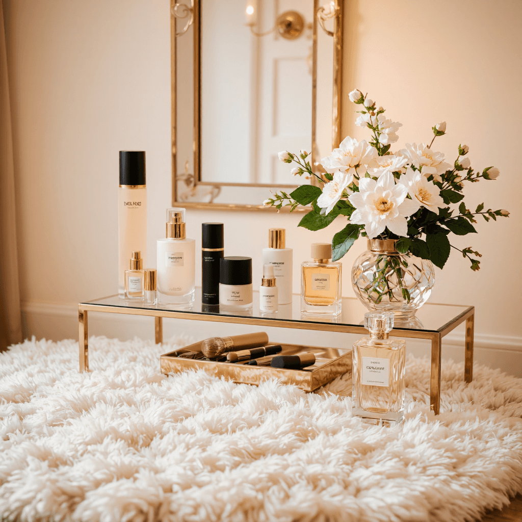 product photography of perfume