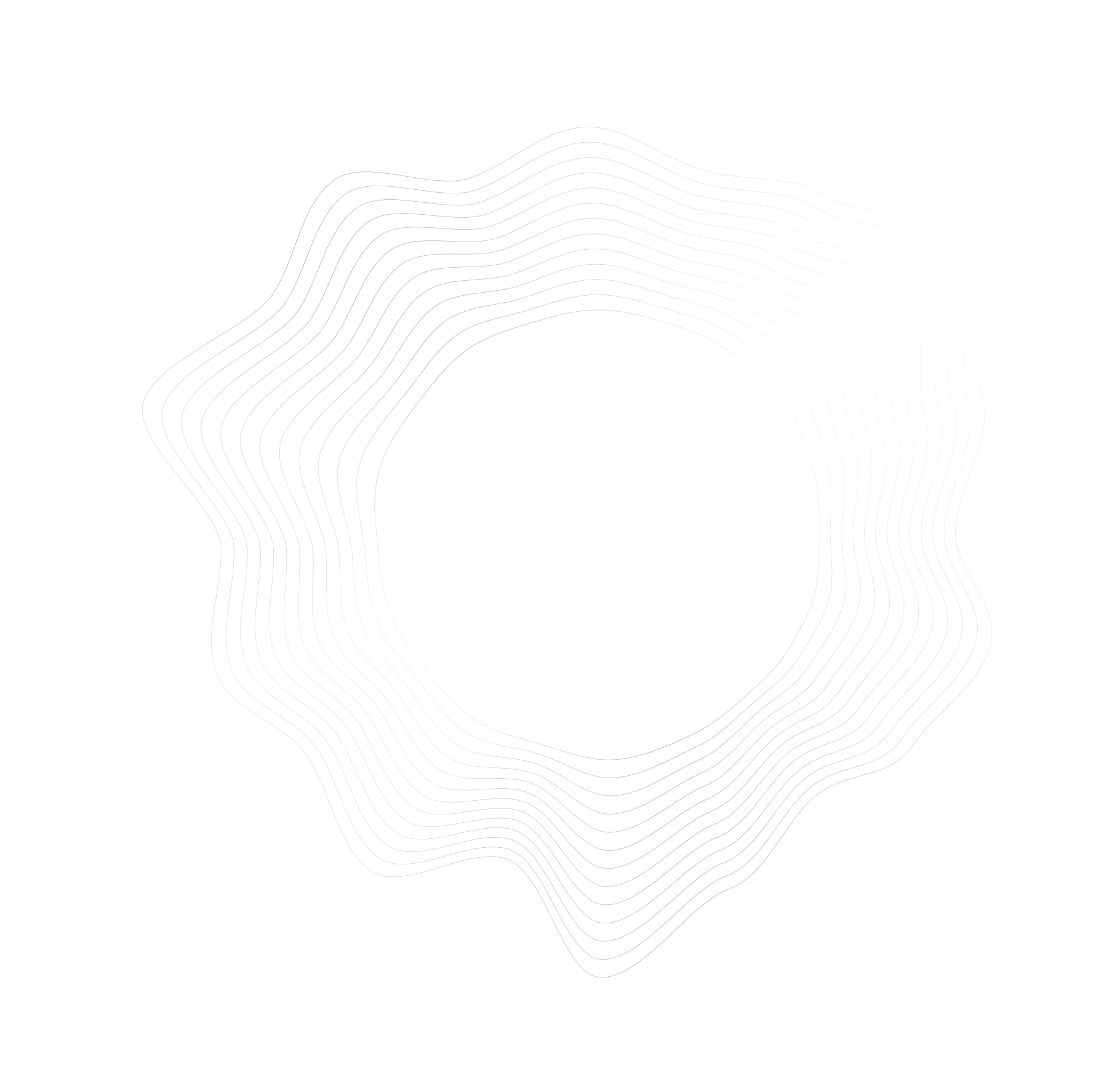 A circular black object with a decorative, textured border resembling a stylized wreath or ring.