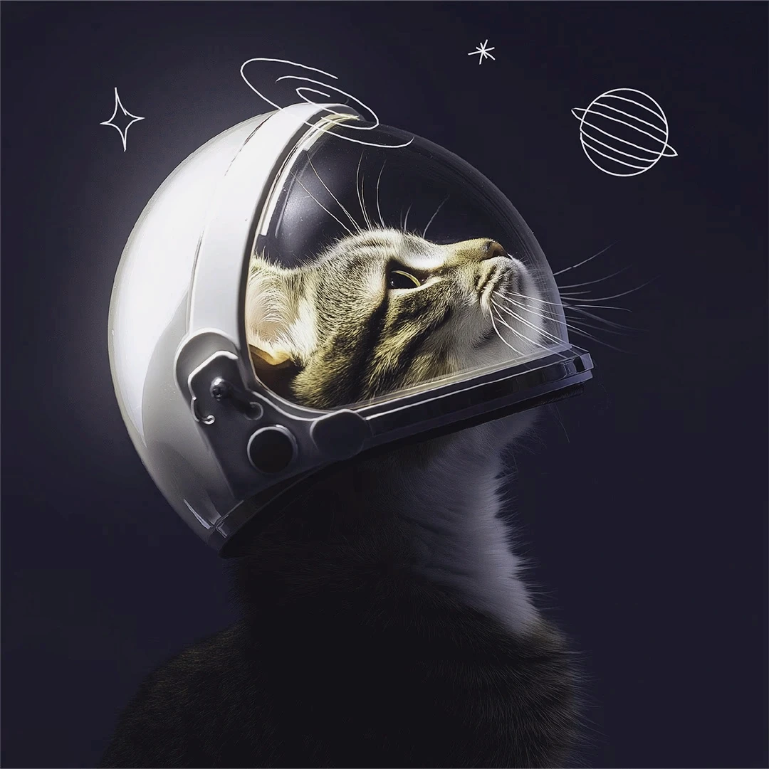 Astronaut Cat