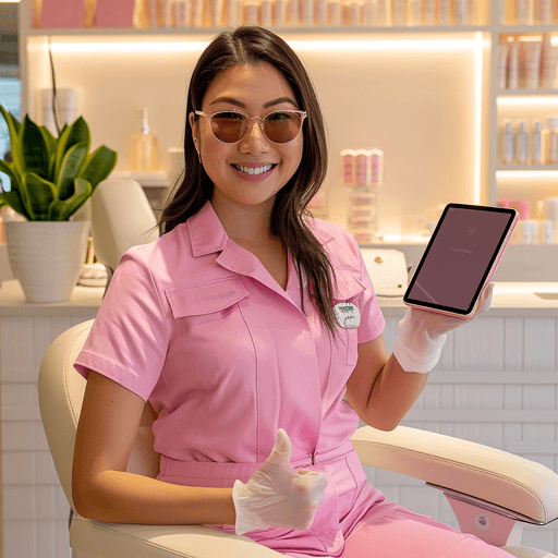Hair care at the salon basin