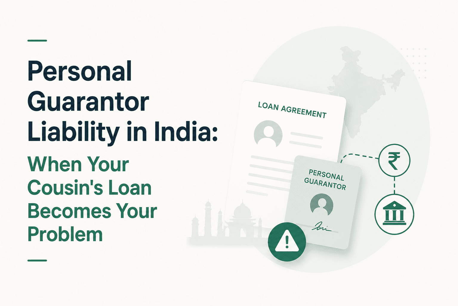 Personal Guarantor Liability in India: When Your Cousin's Loan Becomes Your Problem