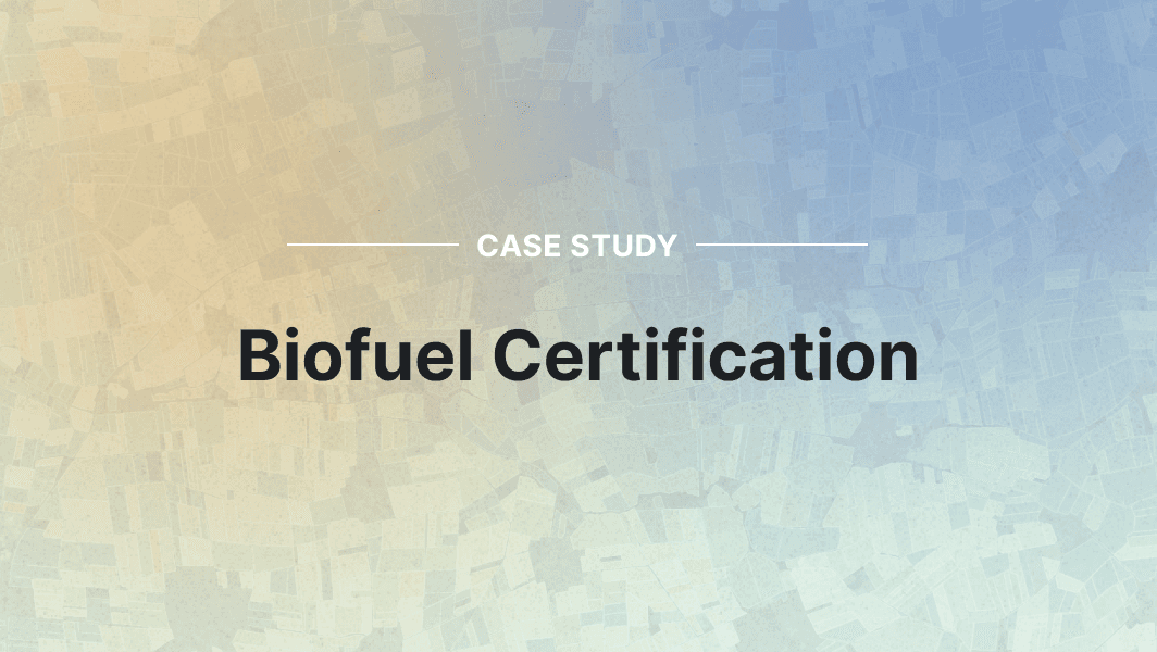 Eligibility Assessment for Biofuel Certification