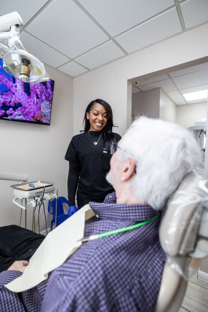 Dental Assistant with Patient in Milltown NJ
