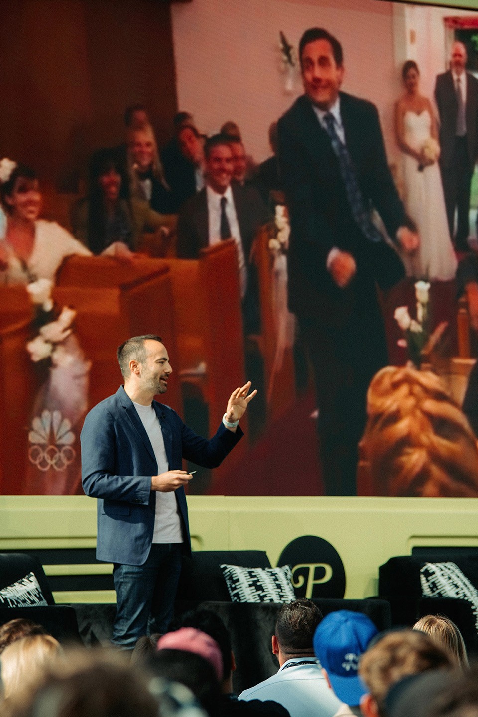 Photo of the Fireblocks logo, constructed and hanging outside. 