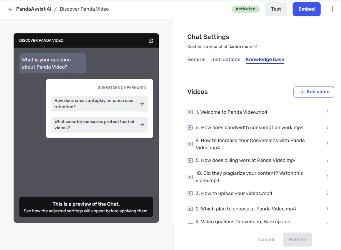 Tutor Knowledge base