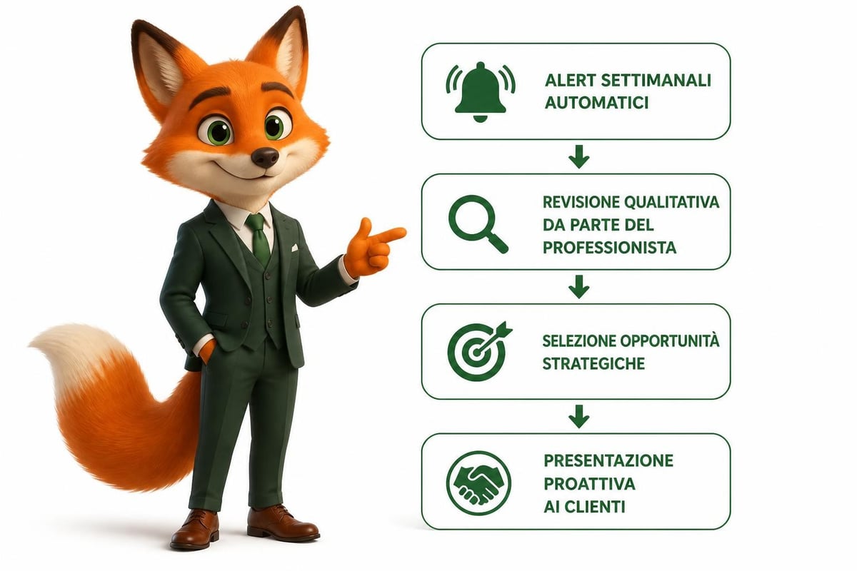 Workflow di scouting automatico per studi professionali