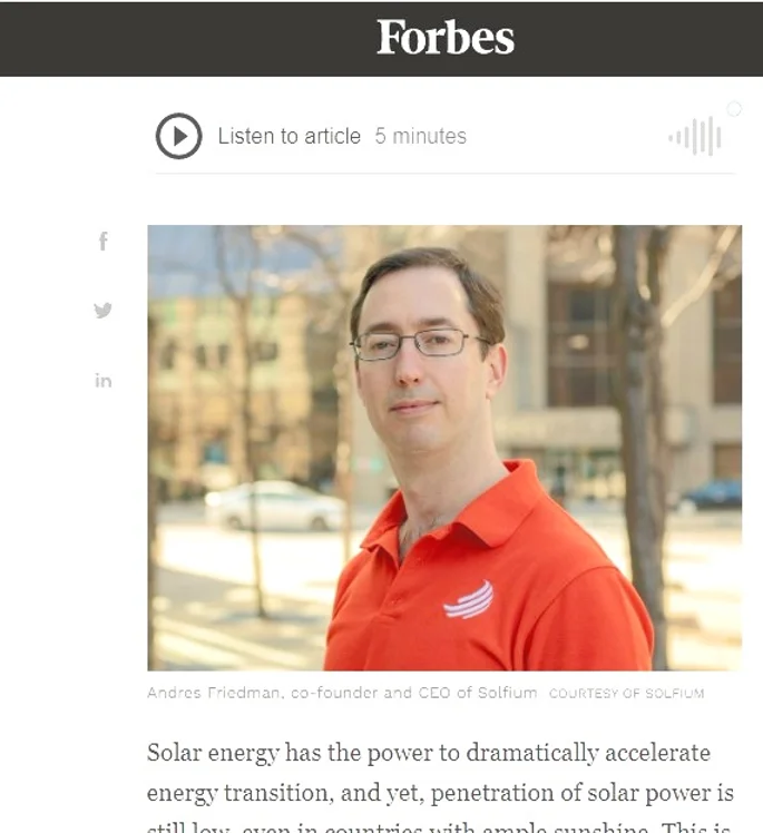 Forbes entrevista a CEO de Solfium__Paneles solares Solfium en Mexico