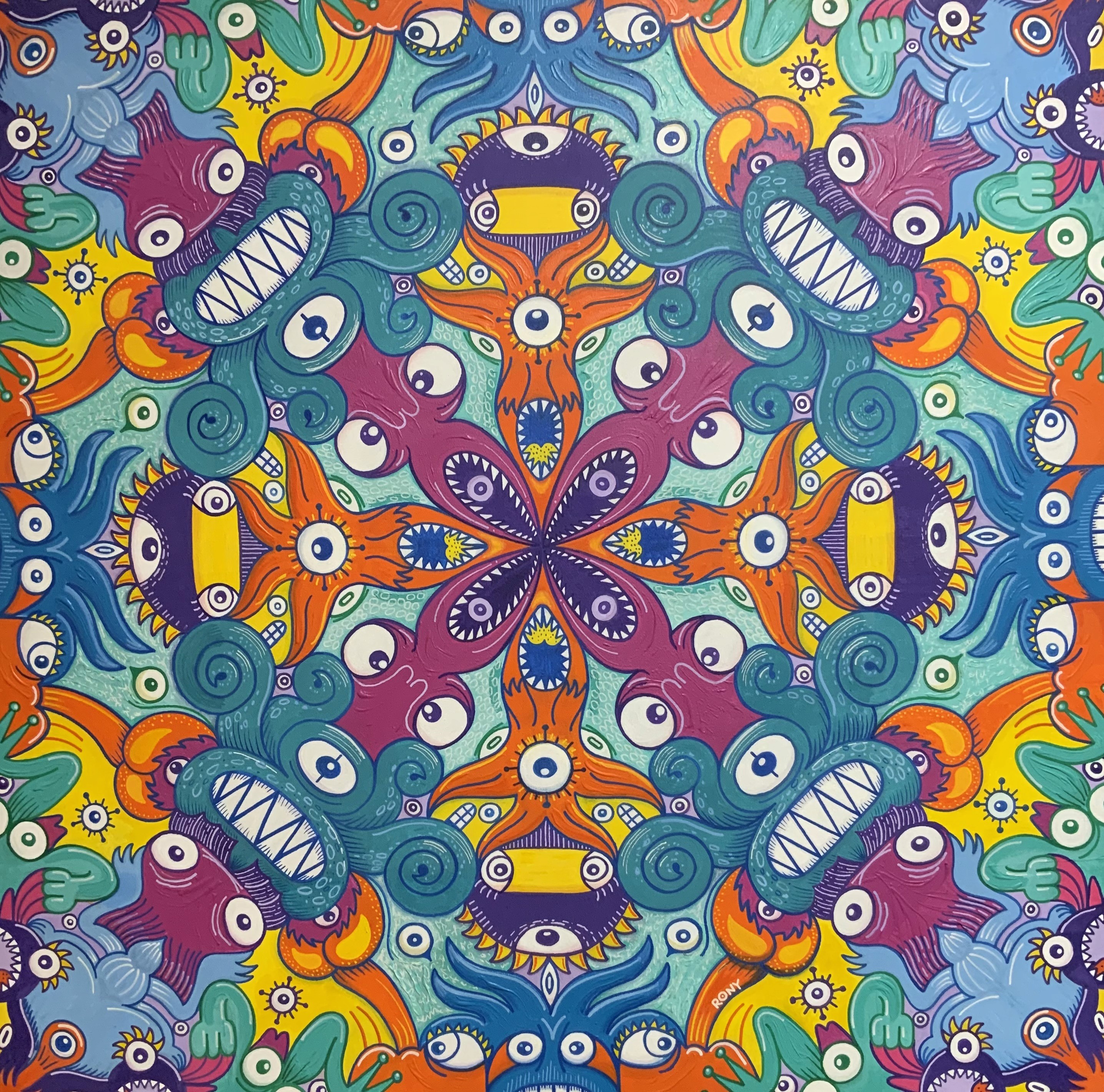 Cosmic mandala. Full view