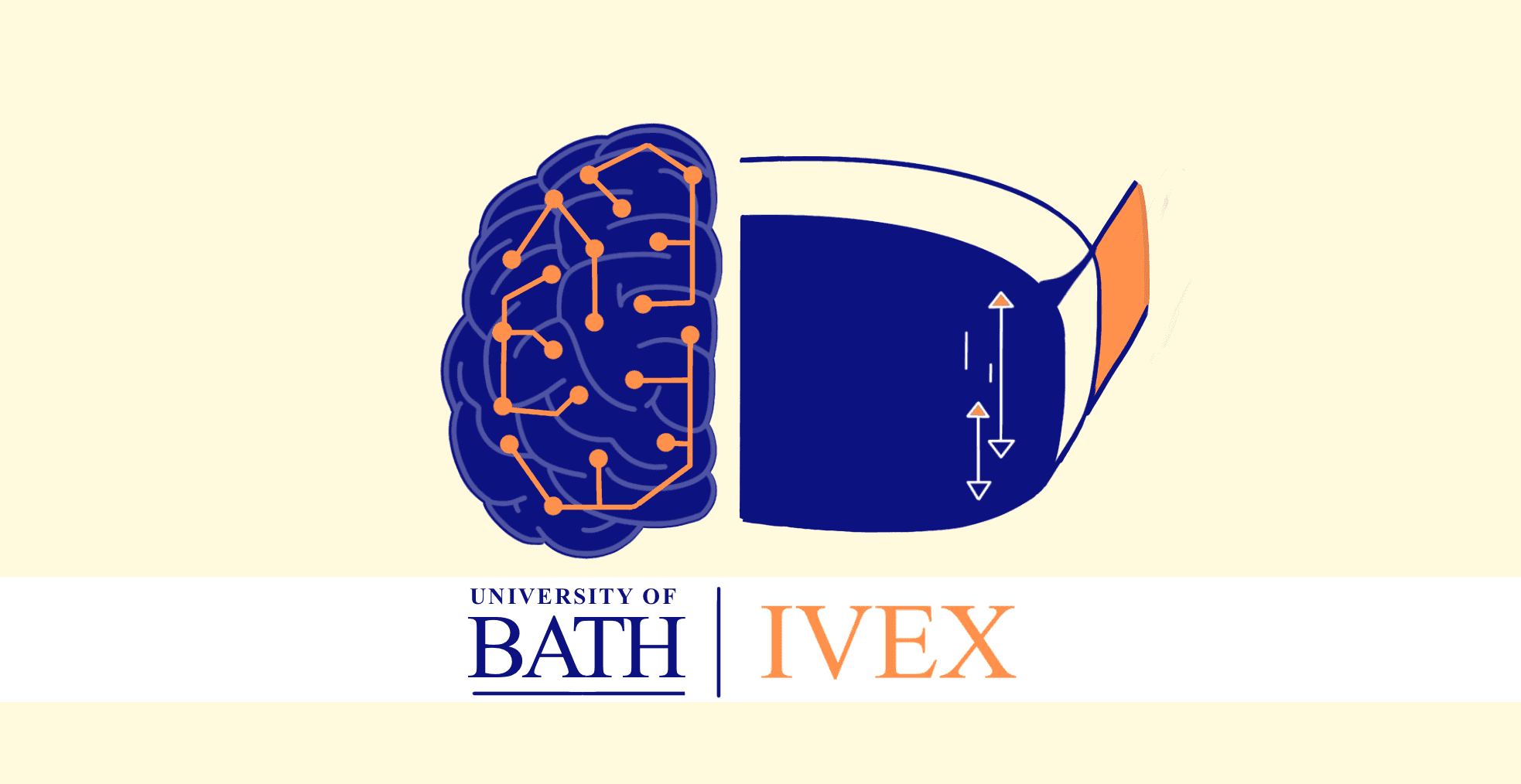 Logo merging a brain, VR headset, and University of Bath branding.