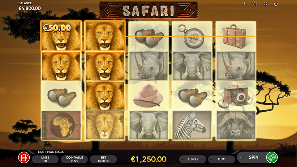 Safari - capture officielle Endorphina