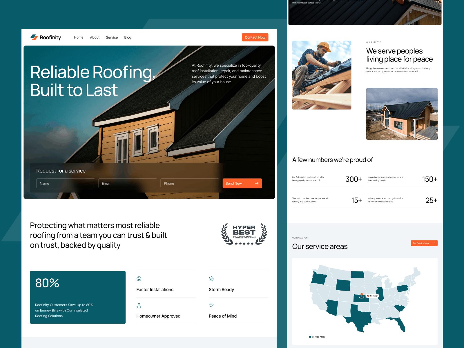 Roofinity — 现代动效创意机构官网设计灵感