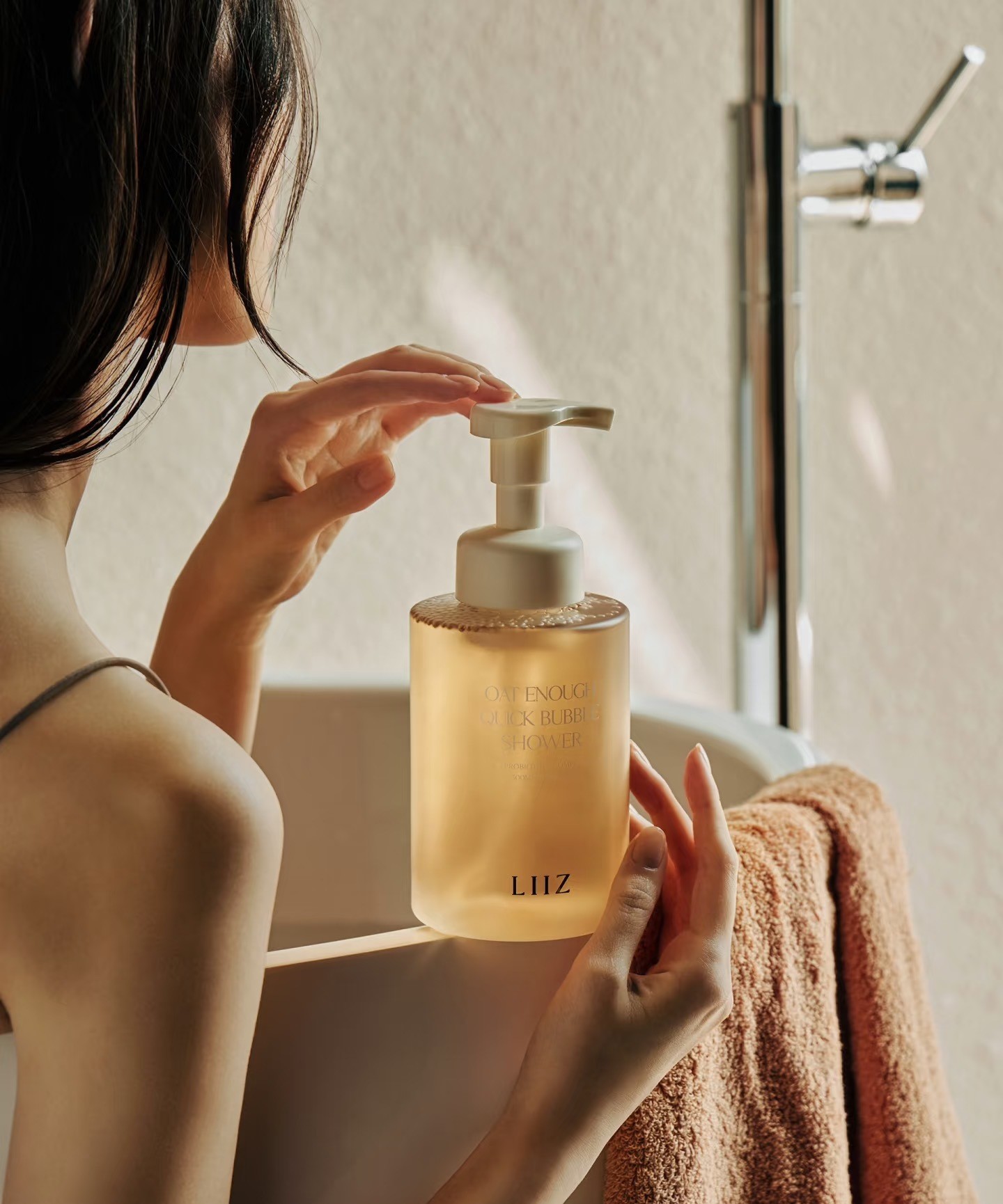 Commercial product photography in Phnom Penh featuring LIIZ skincare