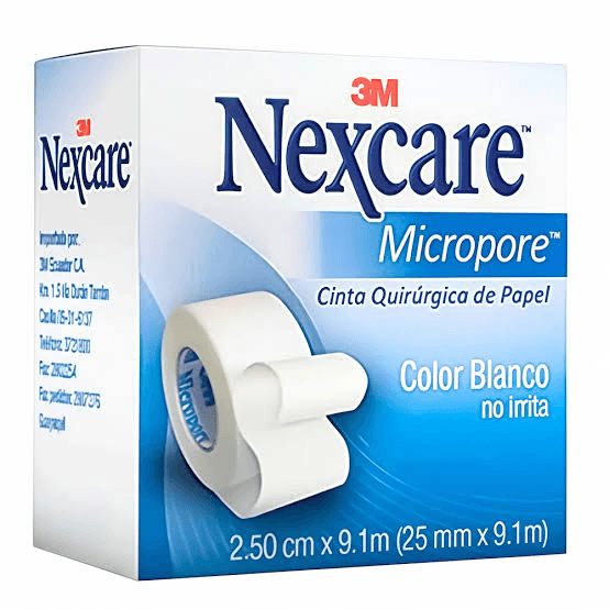 Esparadrapo de 2.5cm y 9.1m, consultar cotización por WhatsApp.