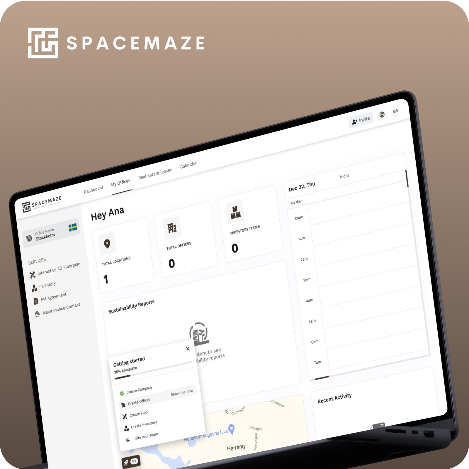 Mockup of iVCV platform showcasing an AI-based recruitment dashboard with candidate profiles.