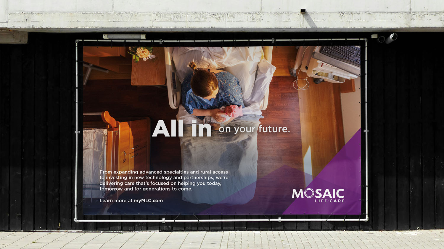 WTADS client MOSAIC Life Care website landing page.