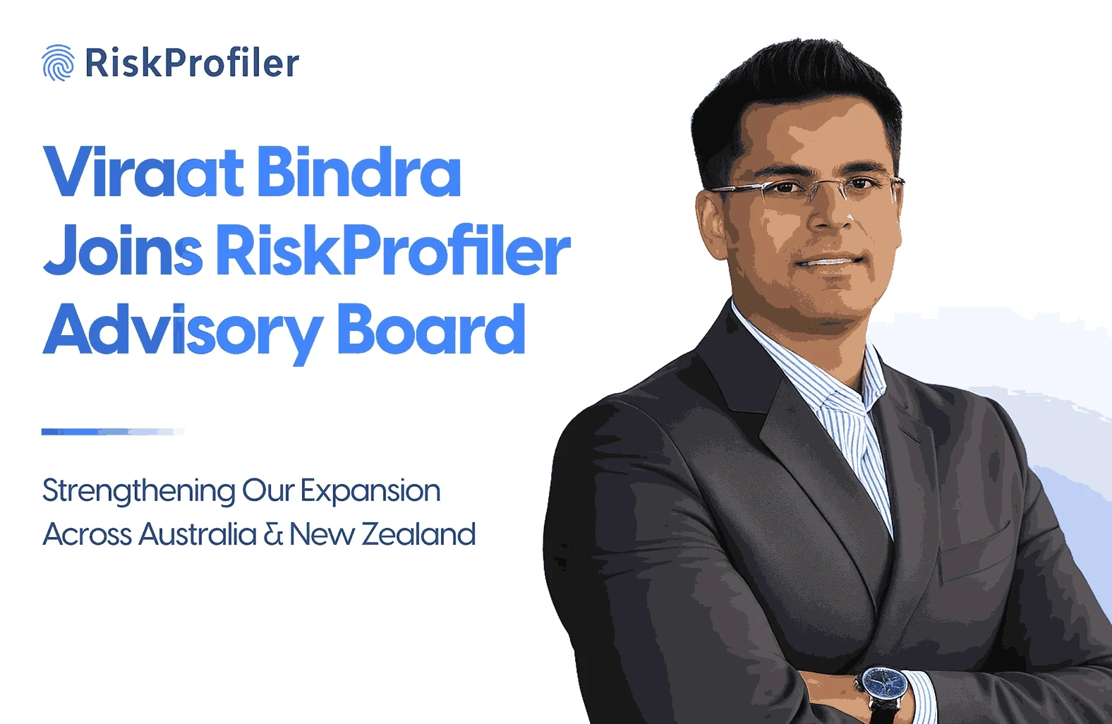 RiskProfiler advisory board announcement welcoming cybersecurity expert Viraat Bindra