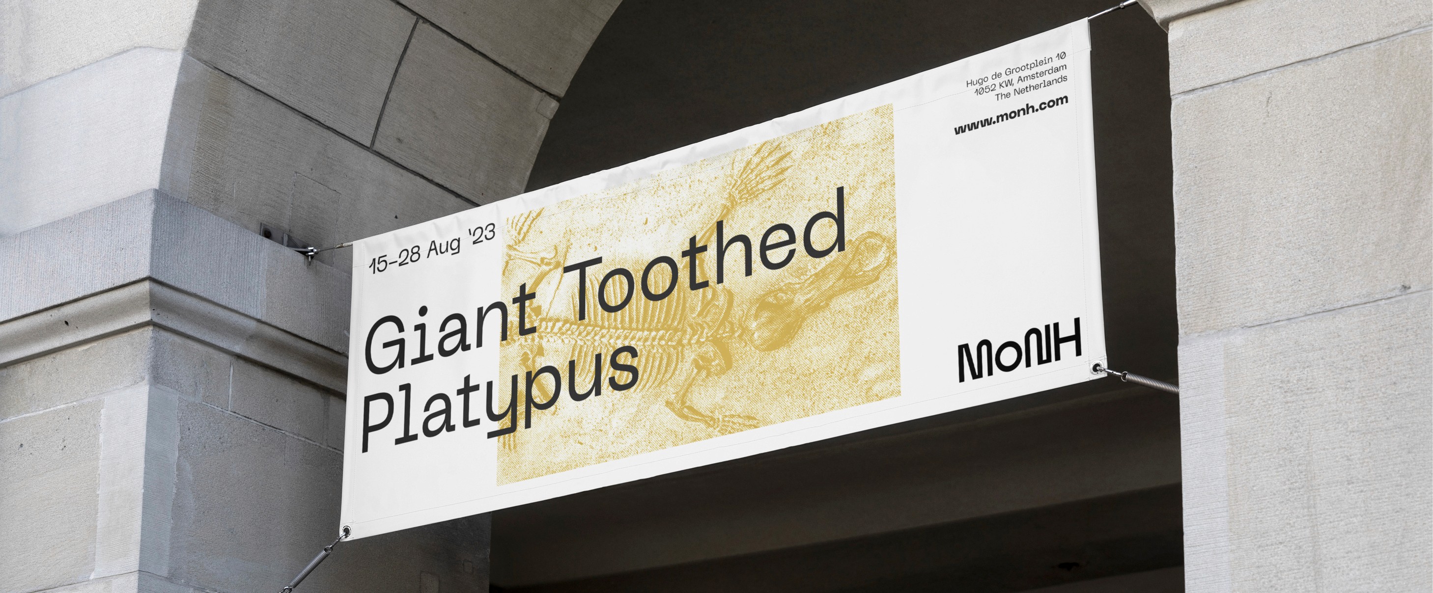 Banner design MoNH by Typefool