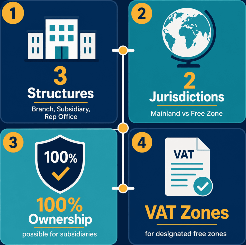 Infographic: UAE Business Setup for Foreign Companies