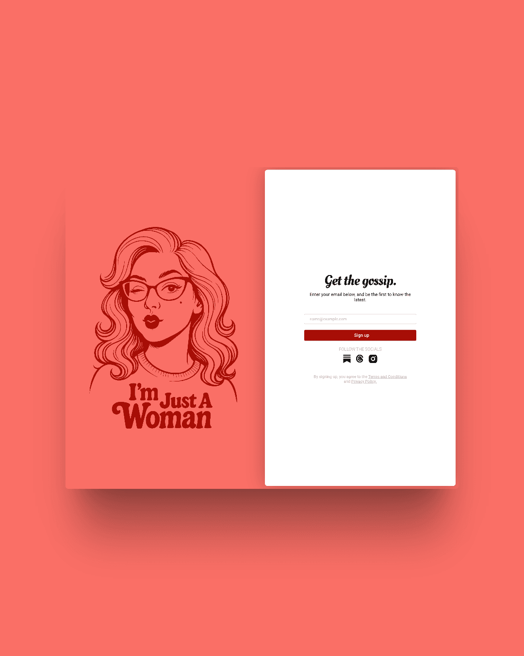 Cartoon woman