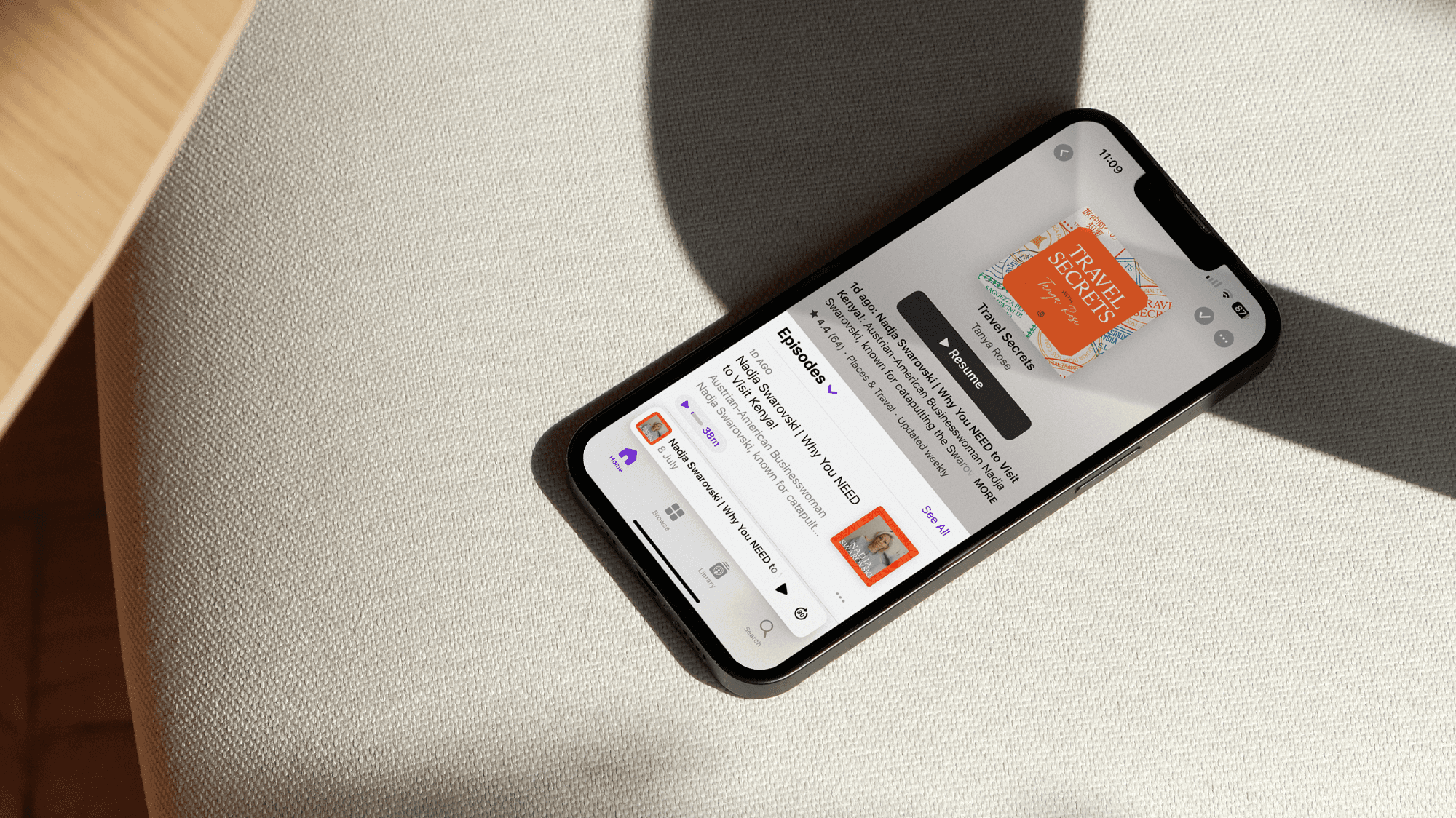 tipota design studio - branding for travel secrets wisdom for fellow travellers hosted by tanya rose. podcast visuals