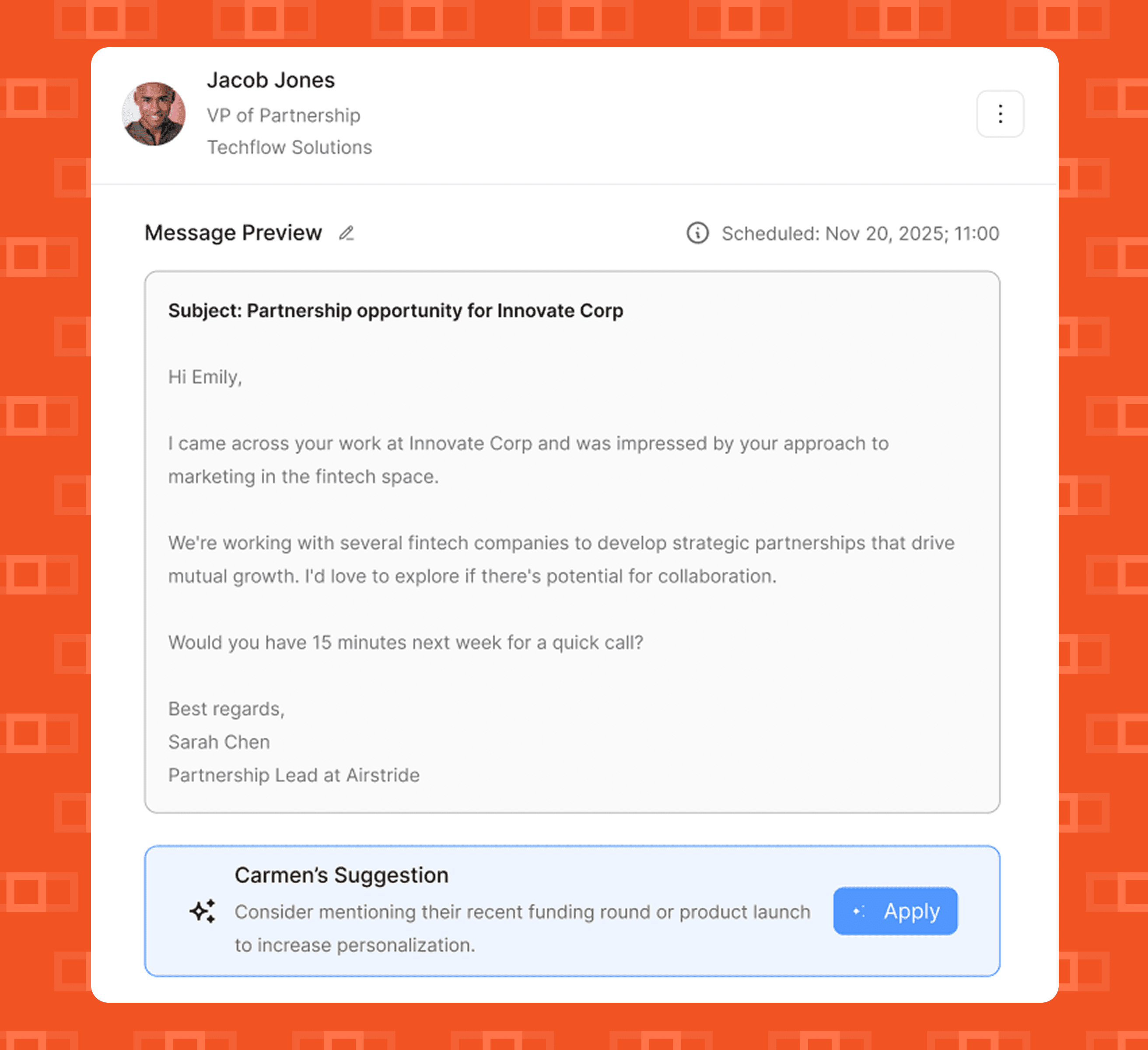Airstride Partner Engagement.