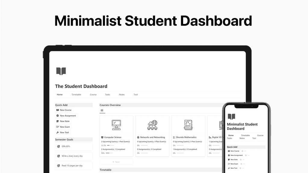 Notion Student Dashboard Banner Image 1