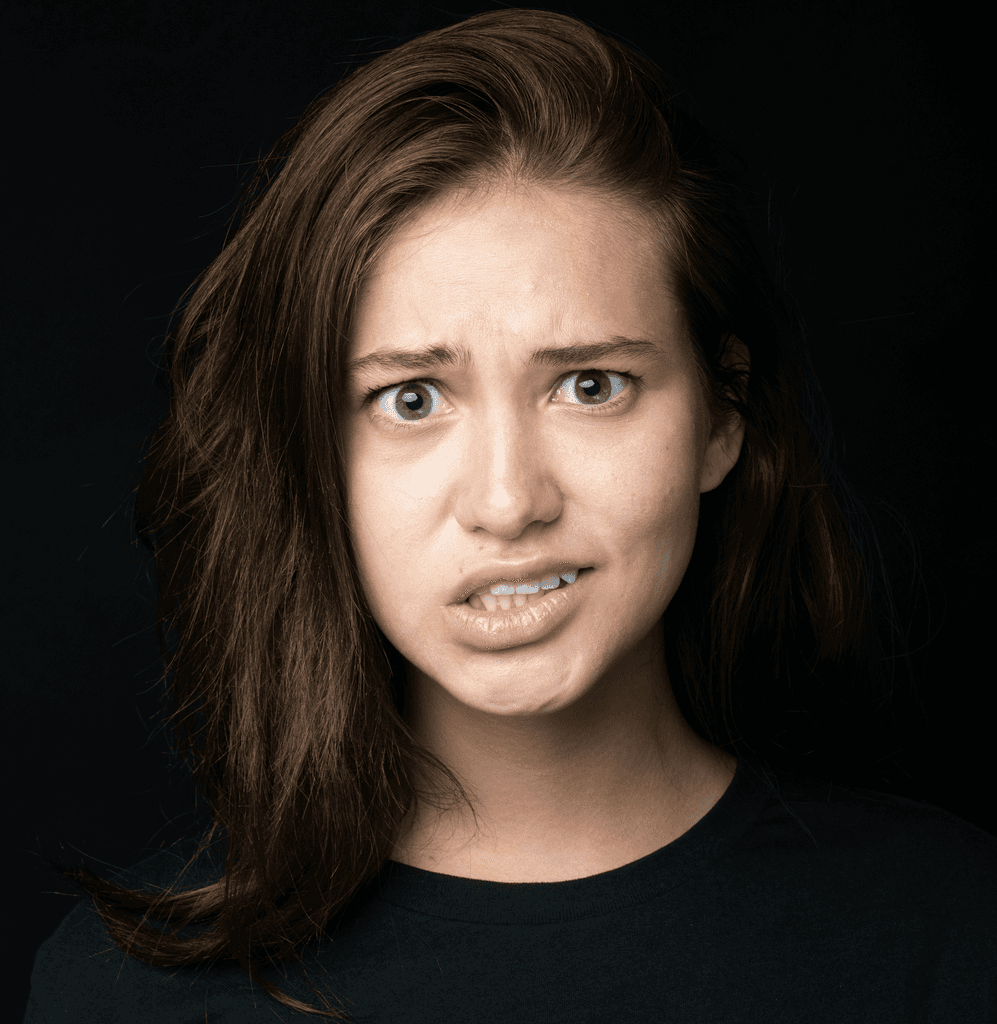 woman in black crew neck shirt