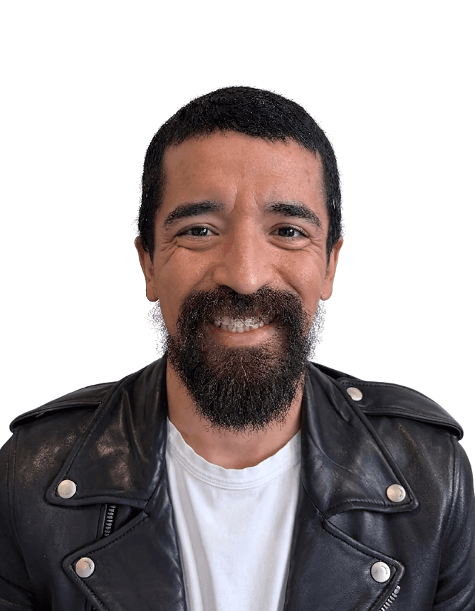 Close-up portrait of a person