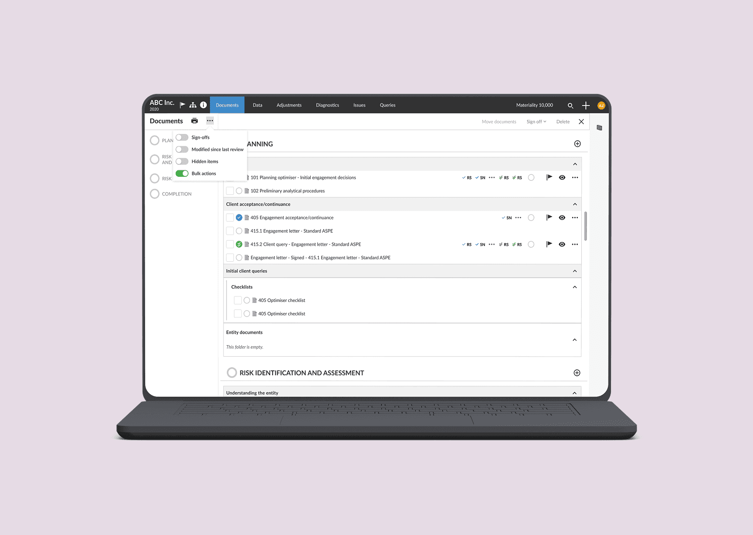 Scalable Bulk Actions for Enterprise Data Image