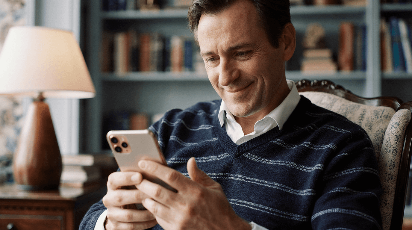 person sitting on grass and using phone