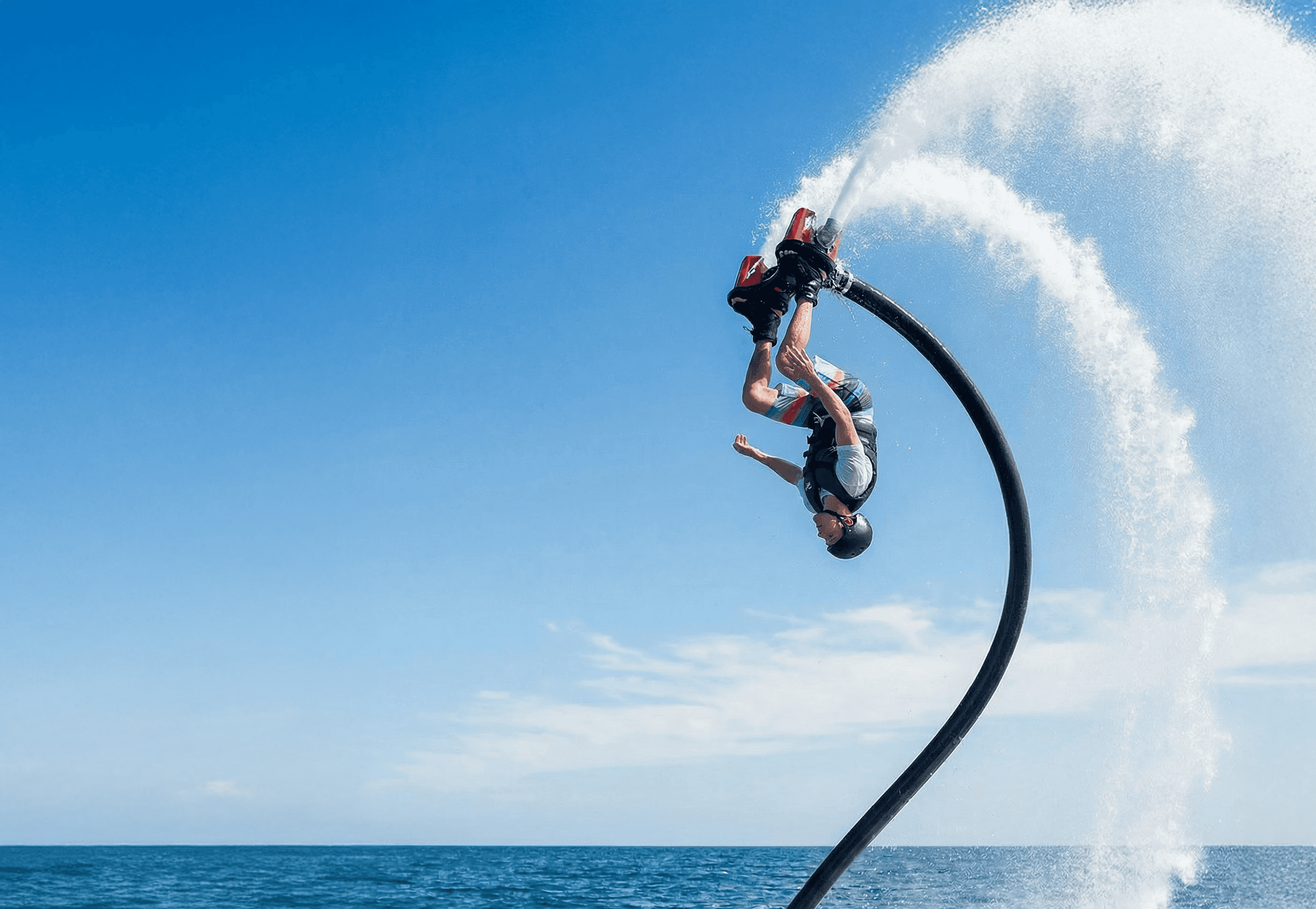 Flyboarding in Dubai can be combined with jet ski rentals