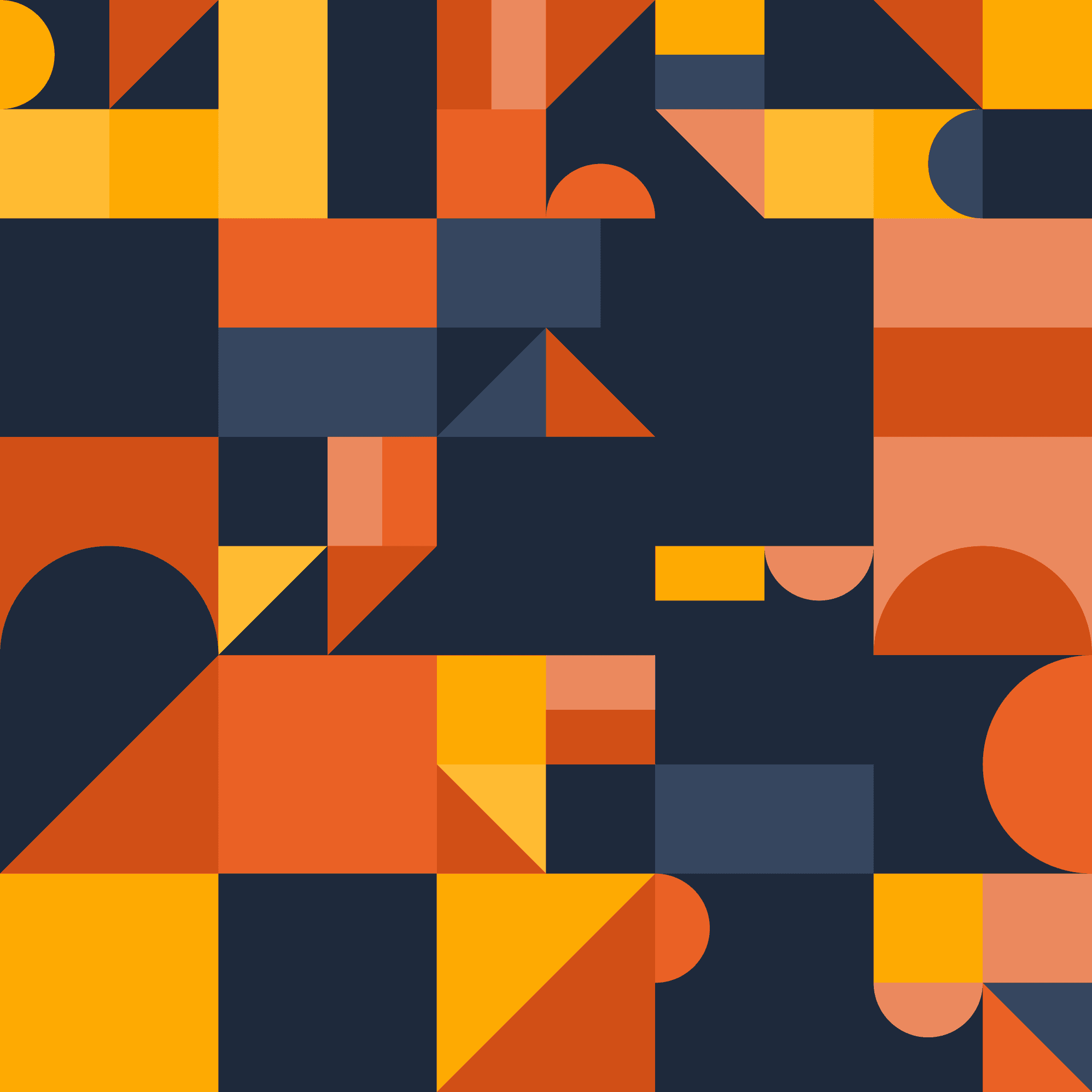 A pattern created by combining mutiple brand shapes at BrandBook