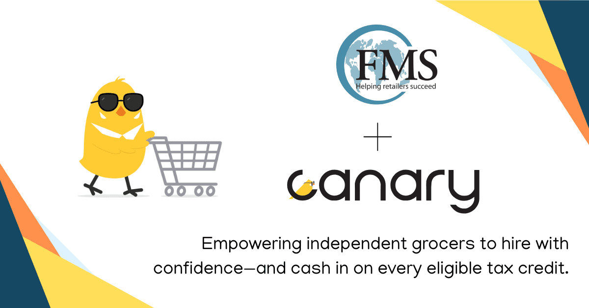 Discover how grocers can unlock thousands in hidden tax credits through smarter hiring practices—without adding extra work. Learn how to streamline eligibility, claim credits like WOTC, and boost your bottom line. FMS Solutions and Canary Hiring Technologies Partnership.