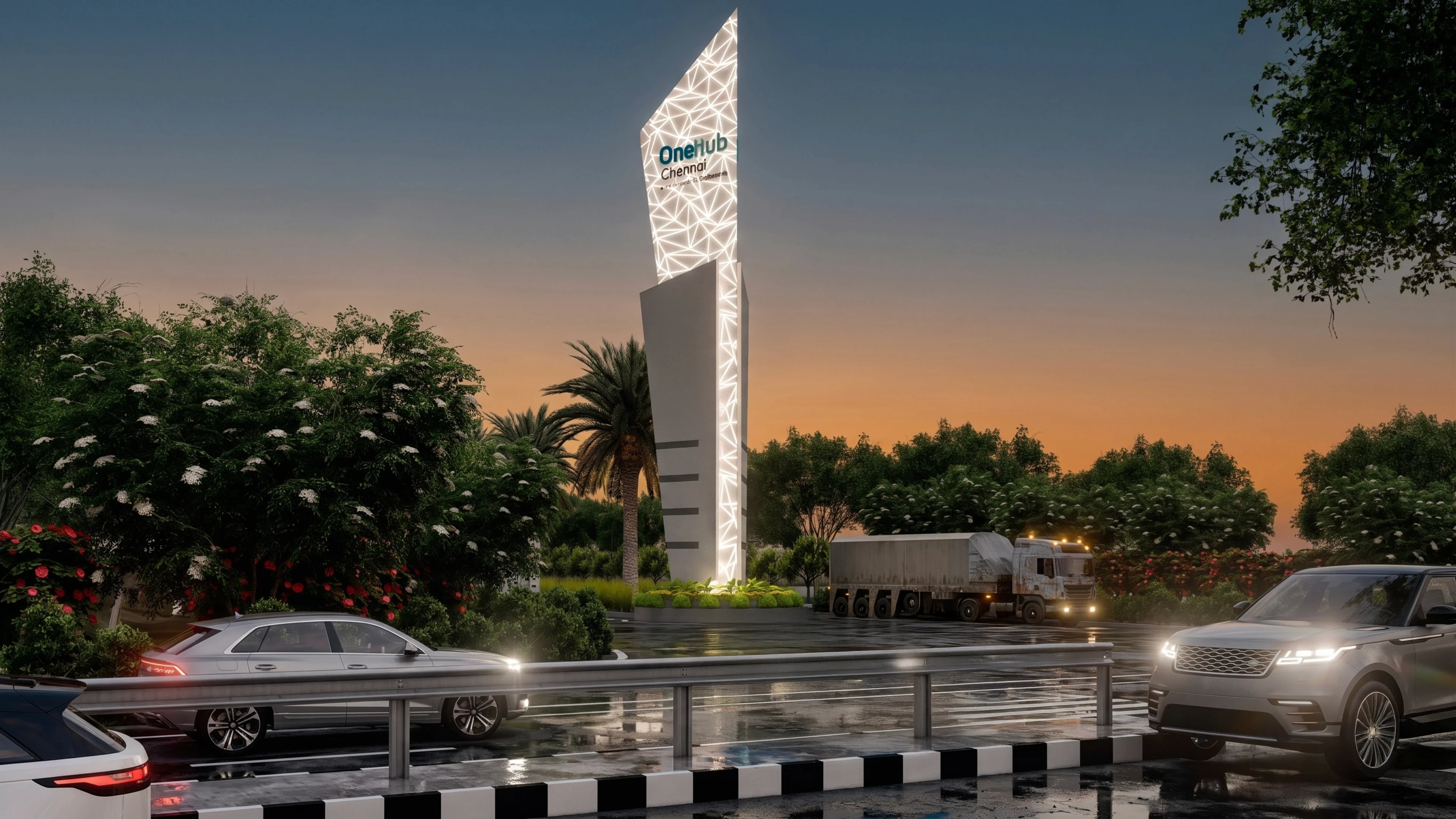 CapitaLand One Hub – Entry Archway