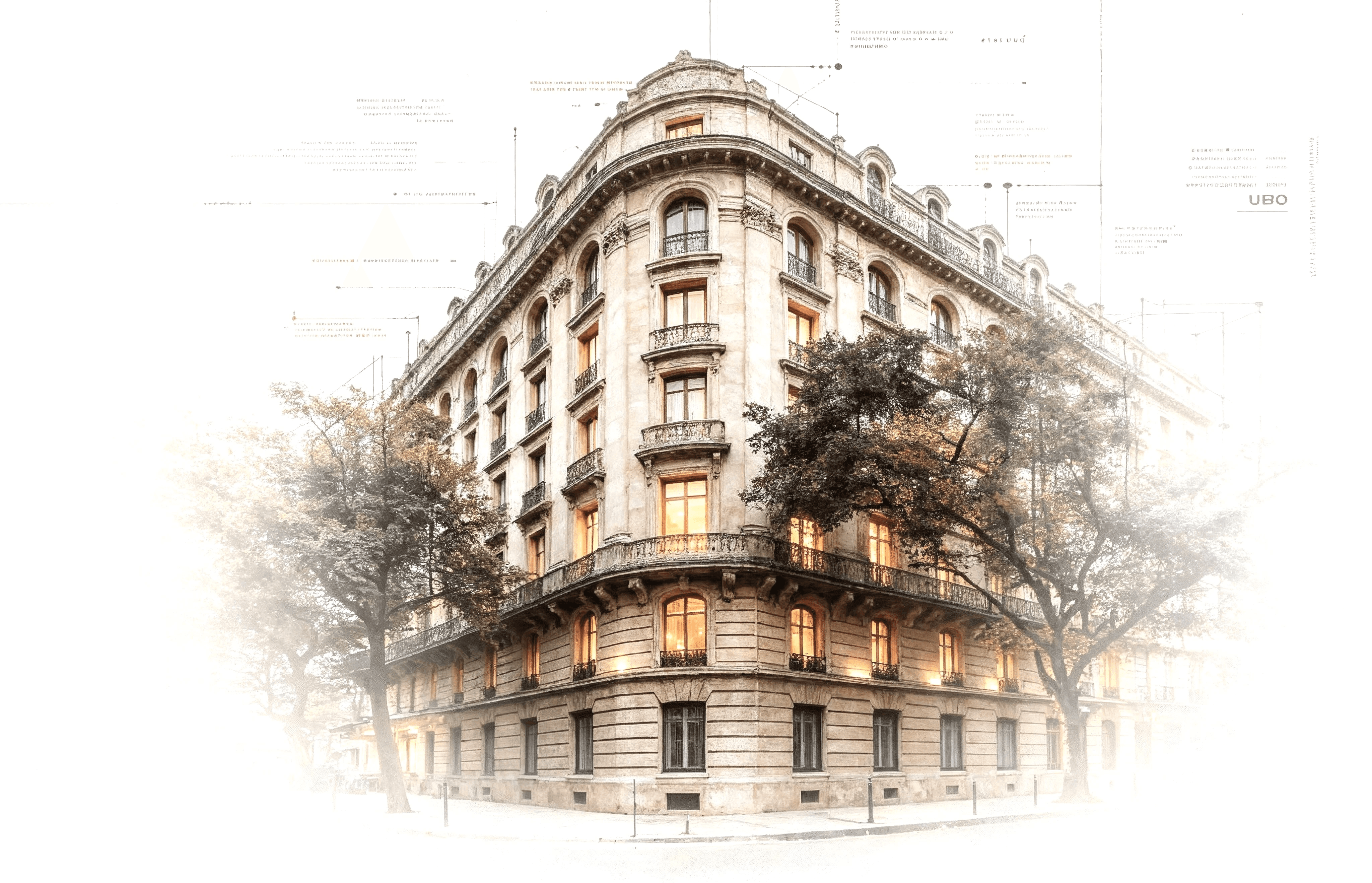 Edifício residencial urbano com sobreposição de planta cadastral — ITBI, valor de mercado e avaliação imobiliária