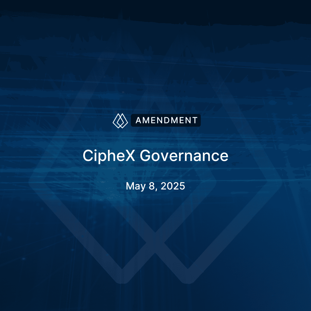 CipheX Governance