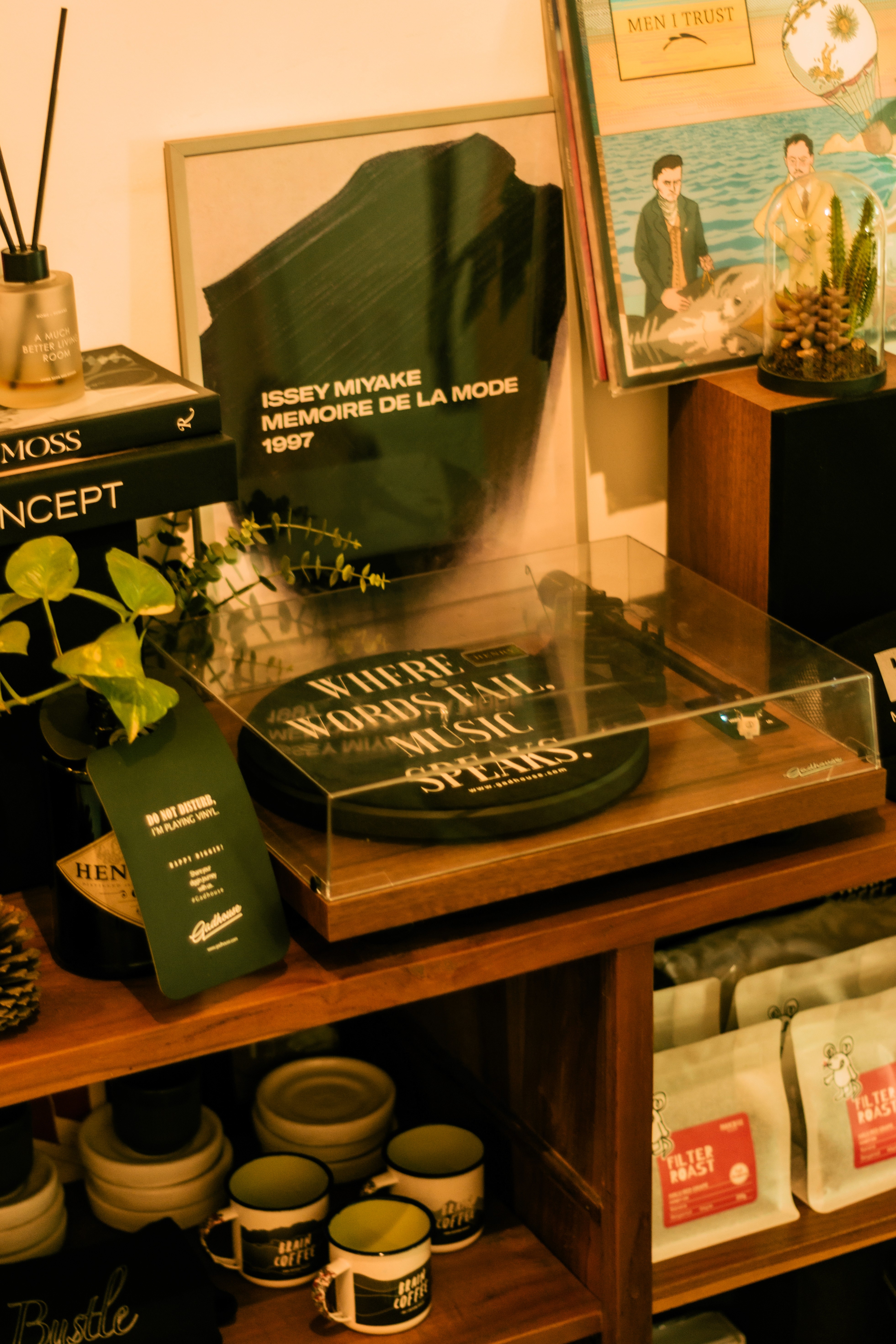 Interior of Brain Coffee Surabaya