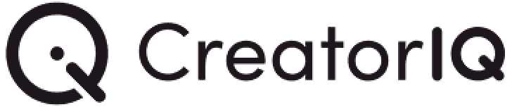 CreatorIQ logo with black mask
