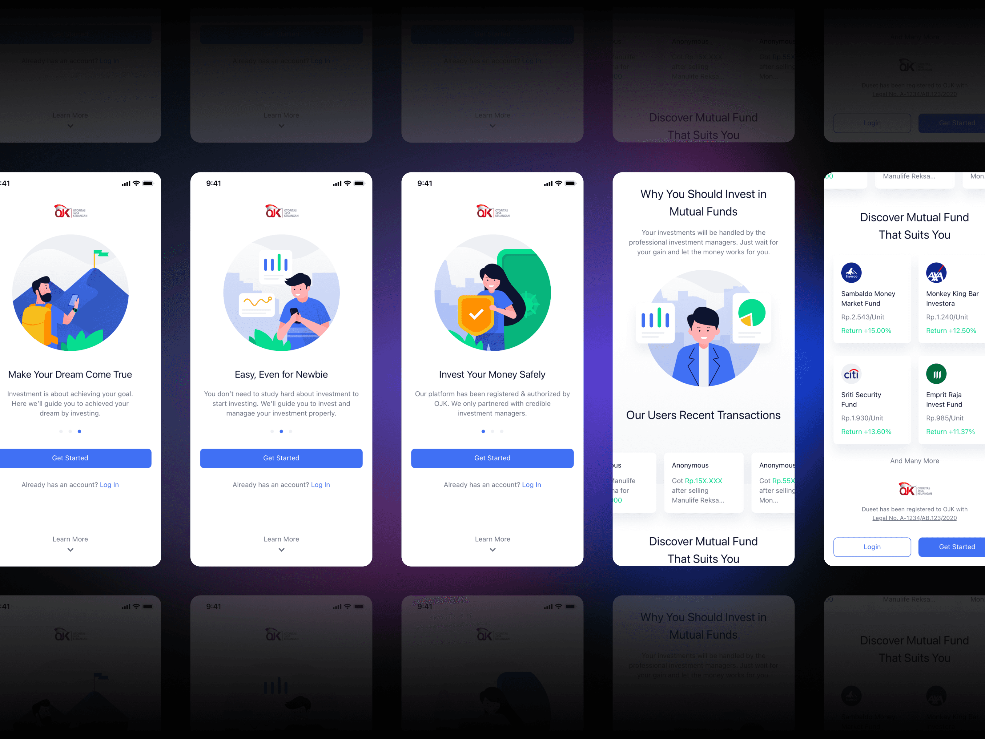 Onboarding Page