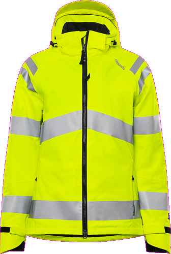 Werkjas dames voor de zorg — FRISTADS High vis dames winterjack klasse 3 4683 GLPS
