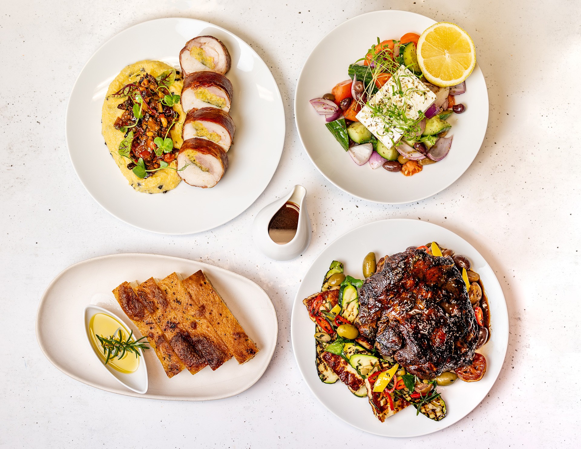 Someone checking items off of a check list