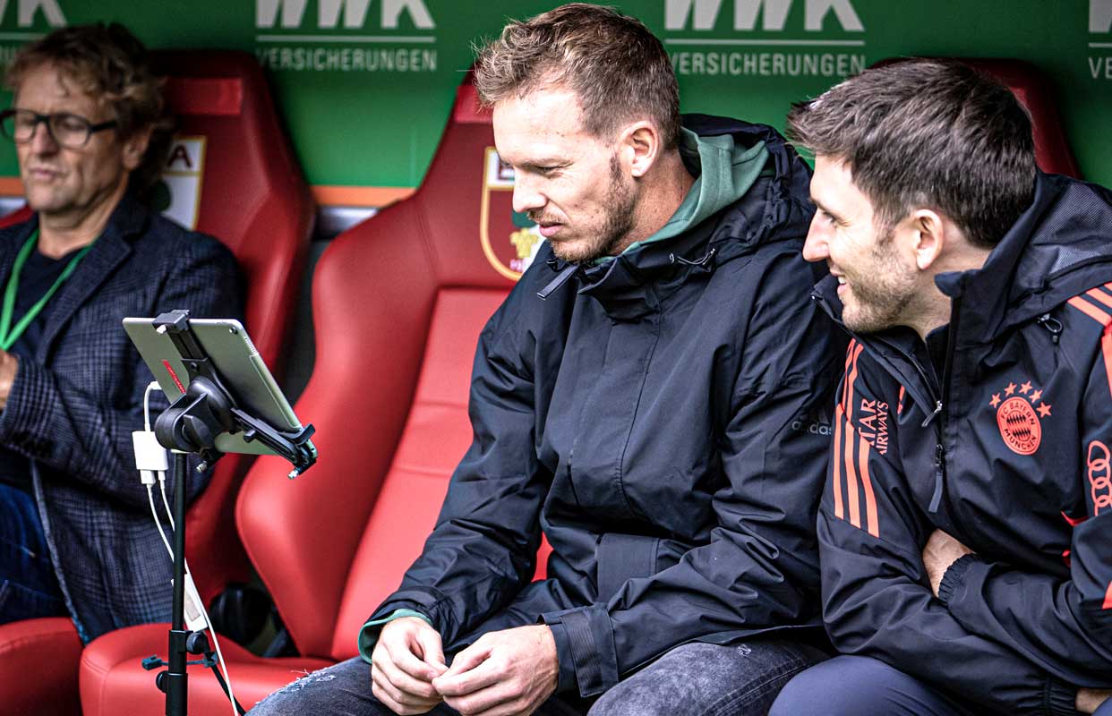 Нагелсман е от треньорите, които преглеждат повторенията дори в реално време