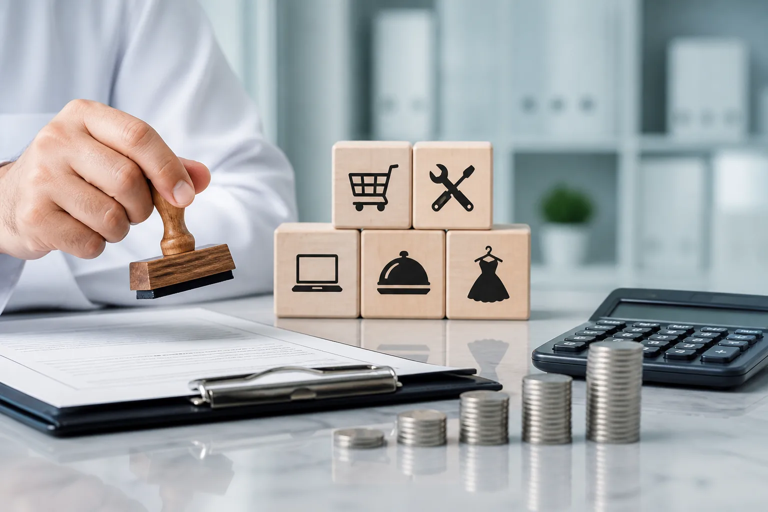 Multiple Activities Under One Trade License in Dubai beside an itemised cost breakdown with stacked