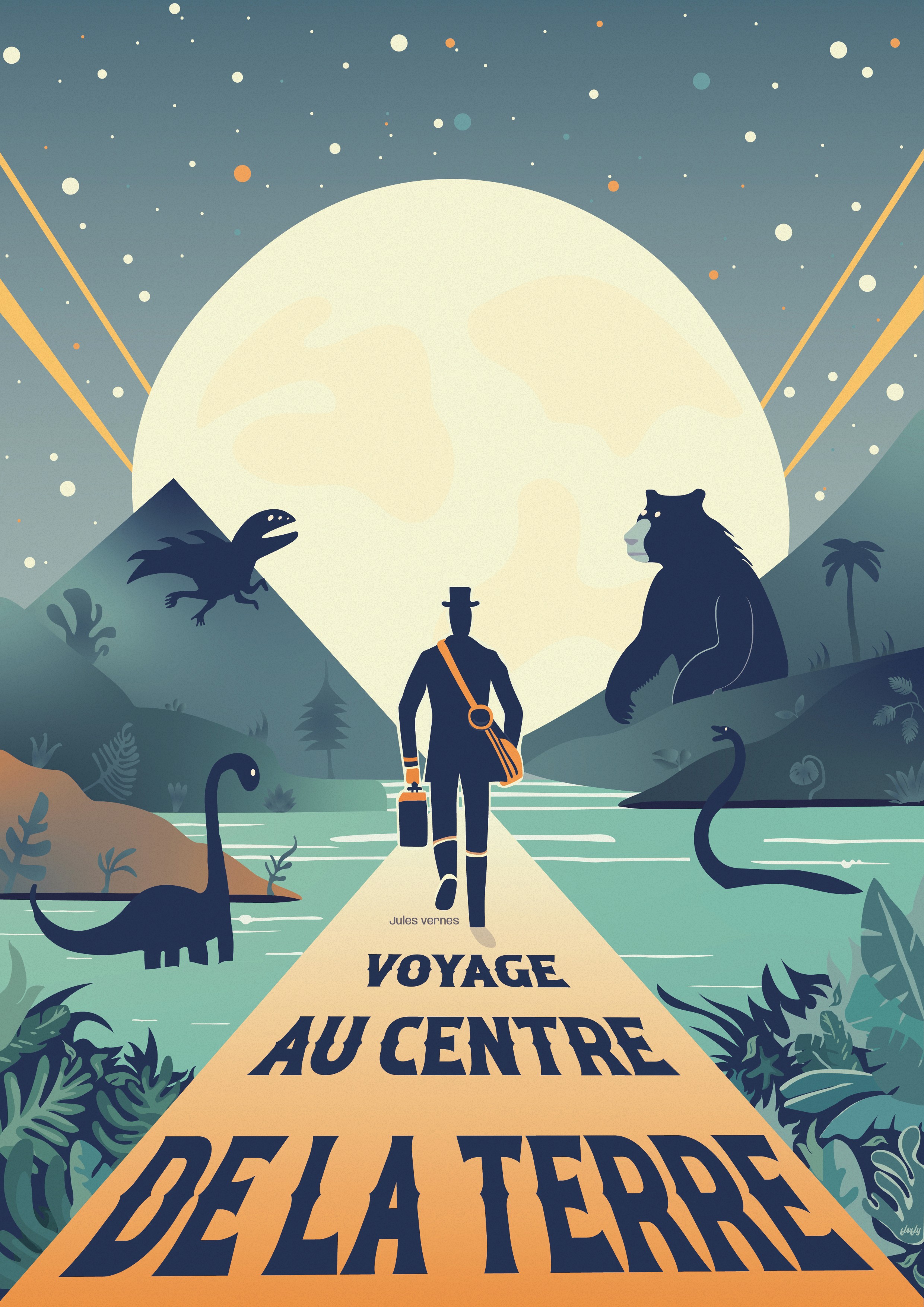 Cover du film voyage au centre de la terre