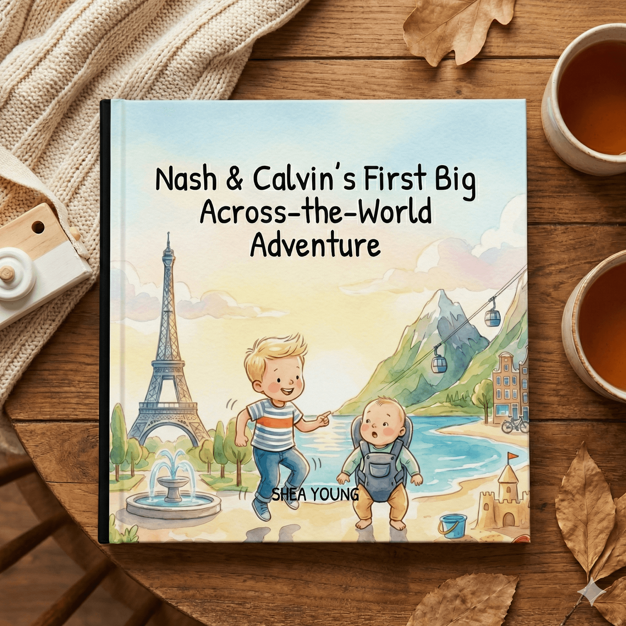 Close-up of lush, dark green leaves, some glossy and wet, against a muted background.