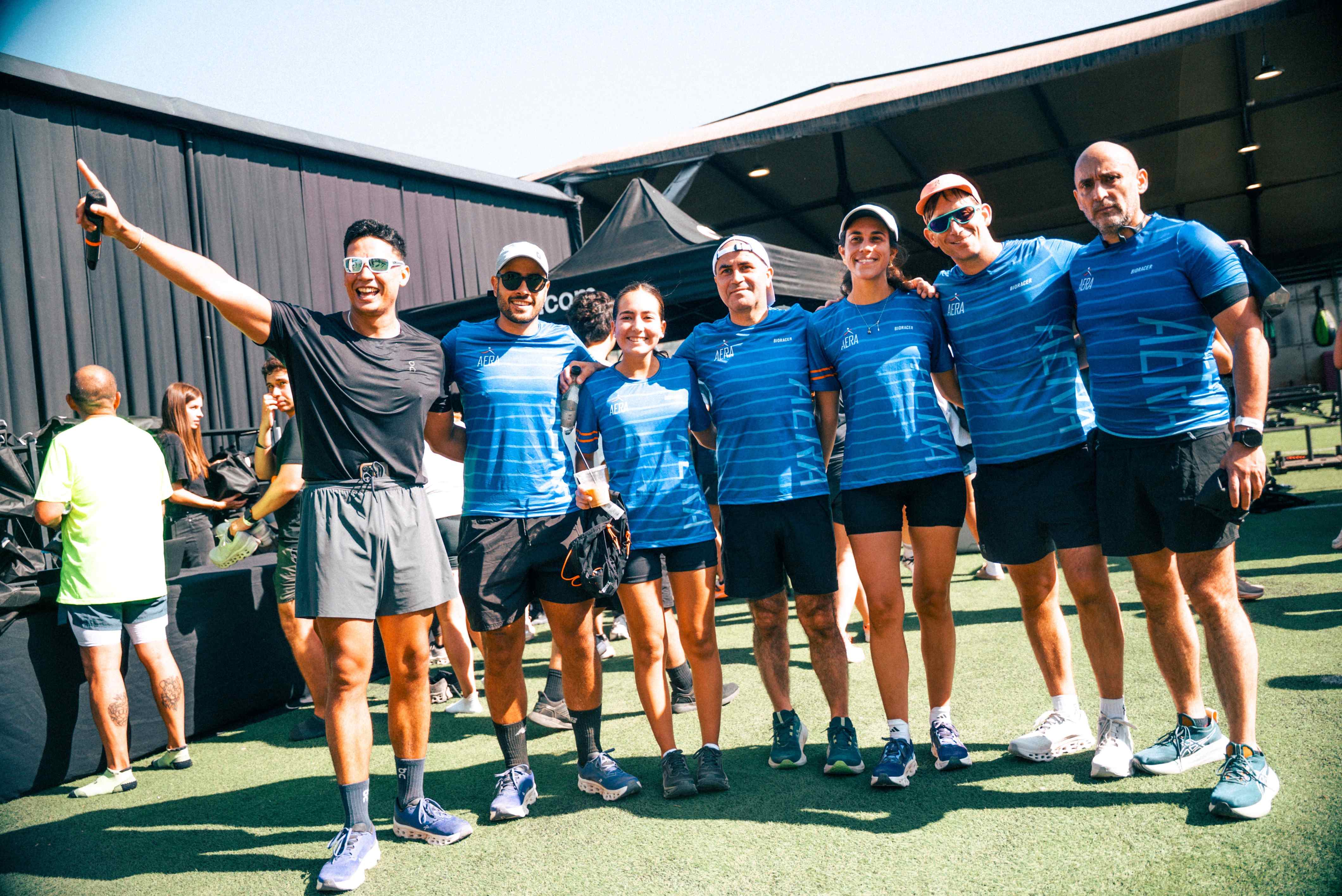 Extreme close-up black and white photograph of a human eye