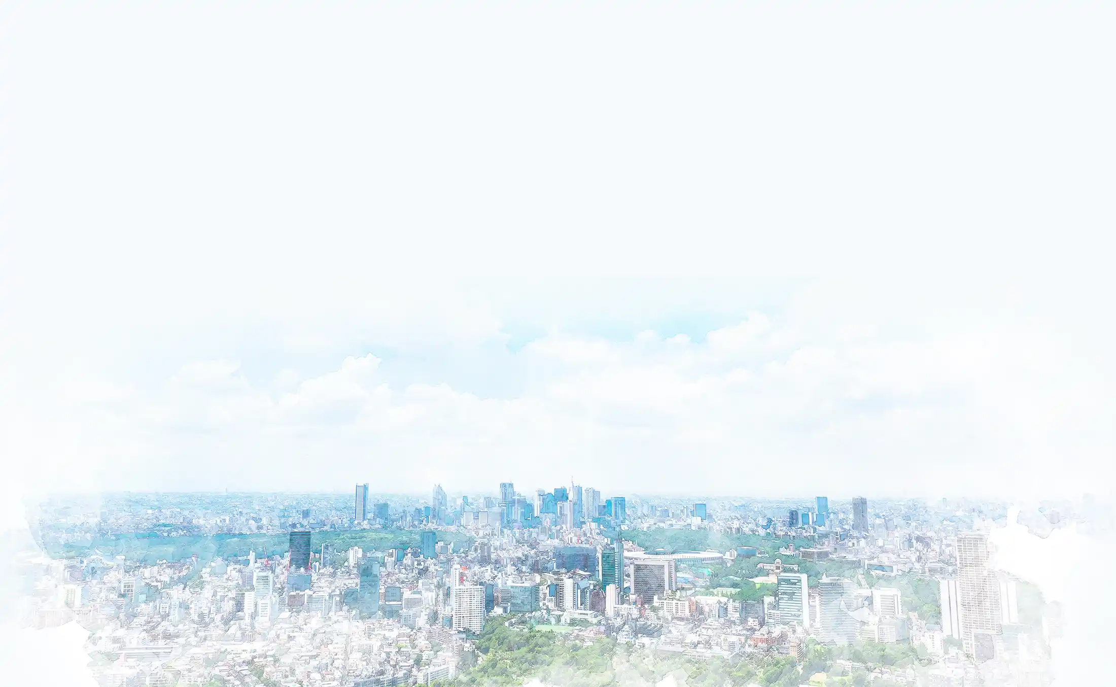 社会を連想させるような街並みの風景。